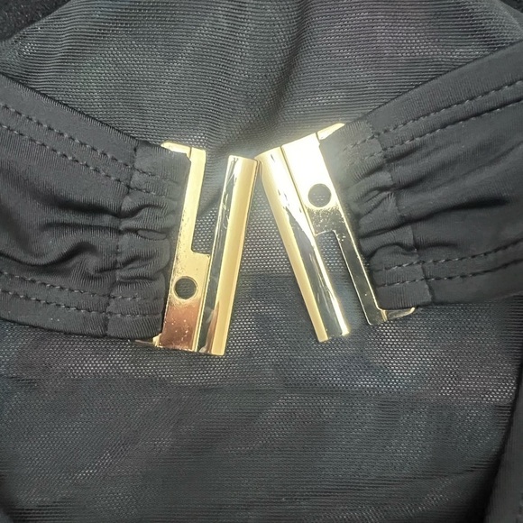 Swimsuits for All Ruched Sheer Full Support Padded Floral One Piece Swimsuit - Picture 6 of 13